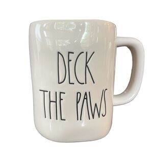 Rae Dunn “Deck the Paws” coffee mug